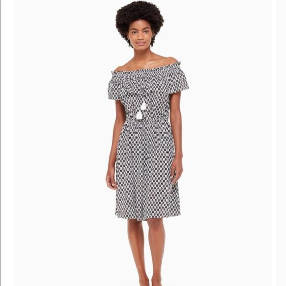 New 💥with Tags Kate Spade Arrow Stripe Rayon Dress